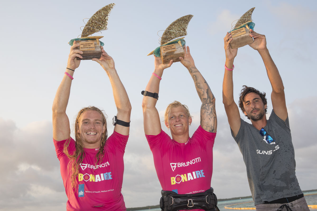 Men's podium - Youp Schmit, Amado Vrieswijk & Julian Mas (left to right)