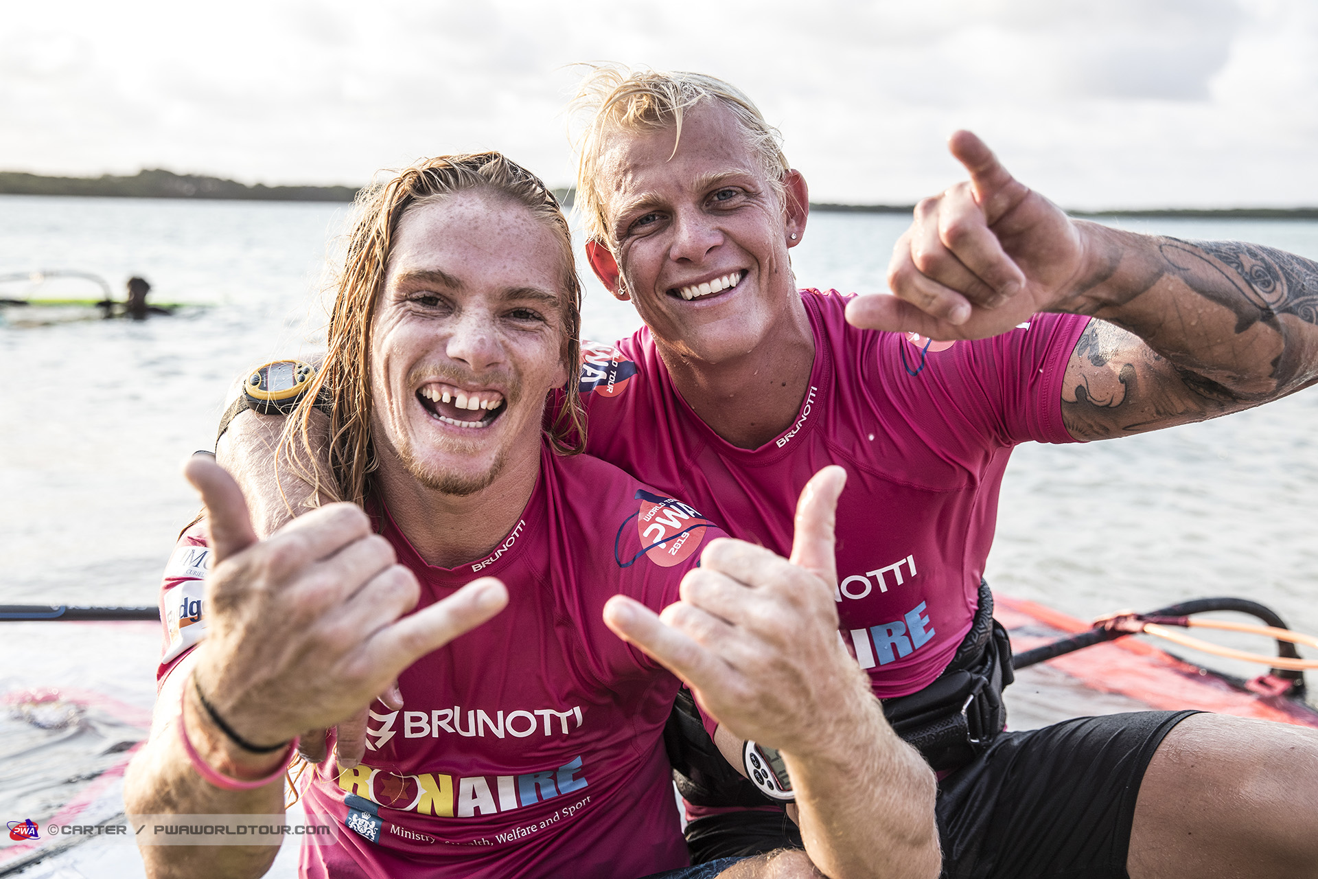 Youp Schmit & Amado Vrieswijk after their epic showdown